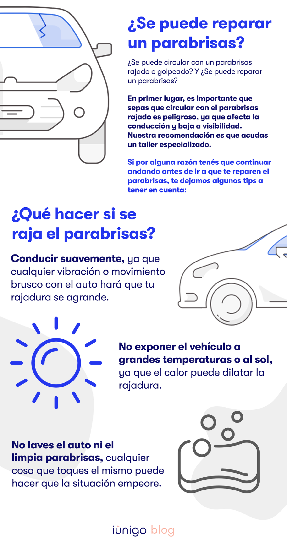 ¿Se puede reparar un parabrisas? 