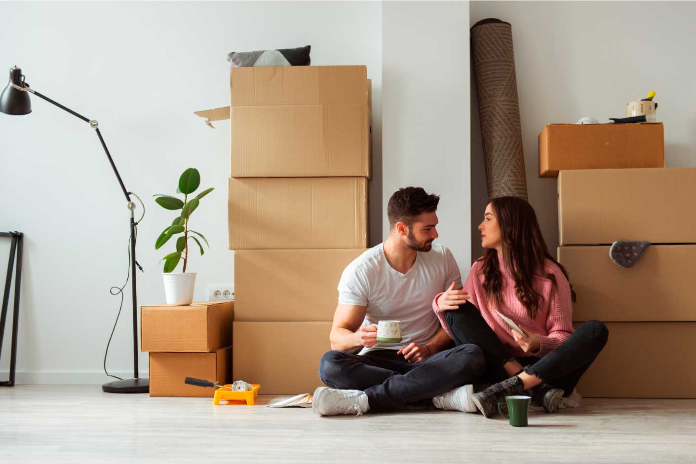 Monoambiente, qué colores ayudan a sentir que el lugar es más amplio. 