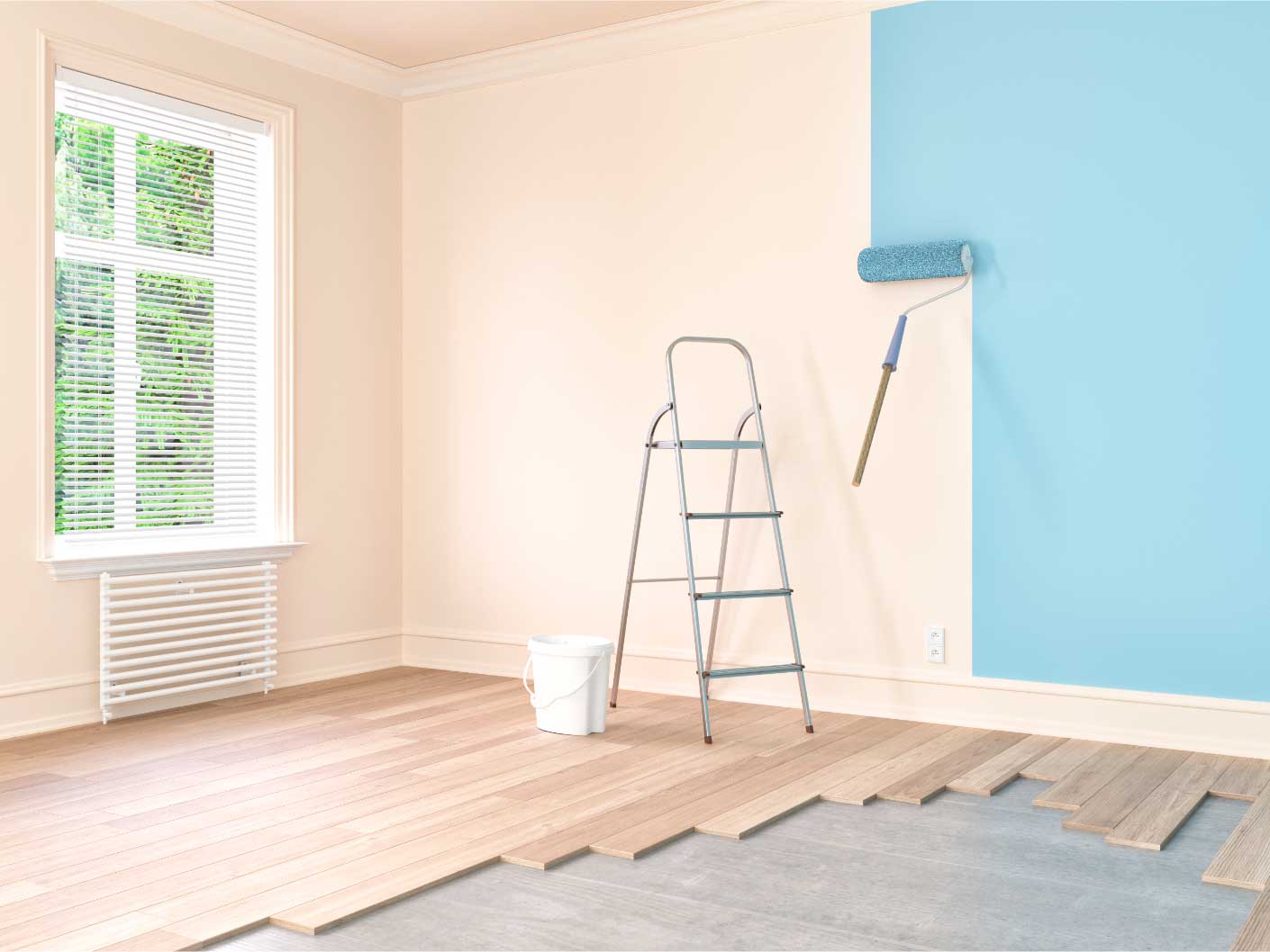 Monoambiente, qué colores ayudan a sentir que el lugar es más amplio. 