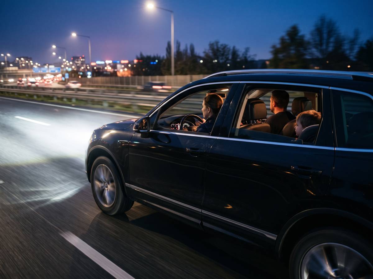 Manejar de noche en ruta: el protocolo de luces y descansos para combatir la fatiga visual 